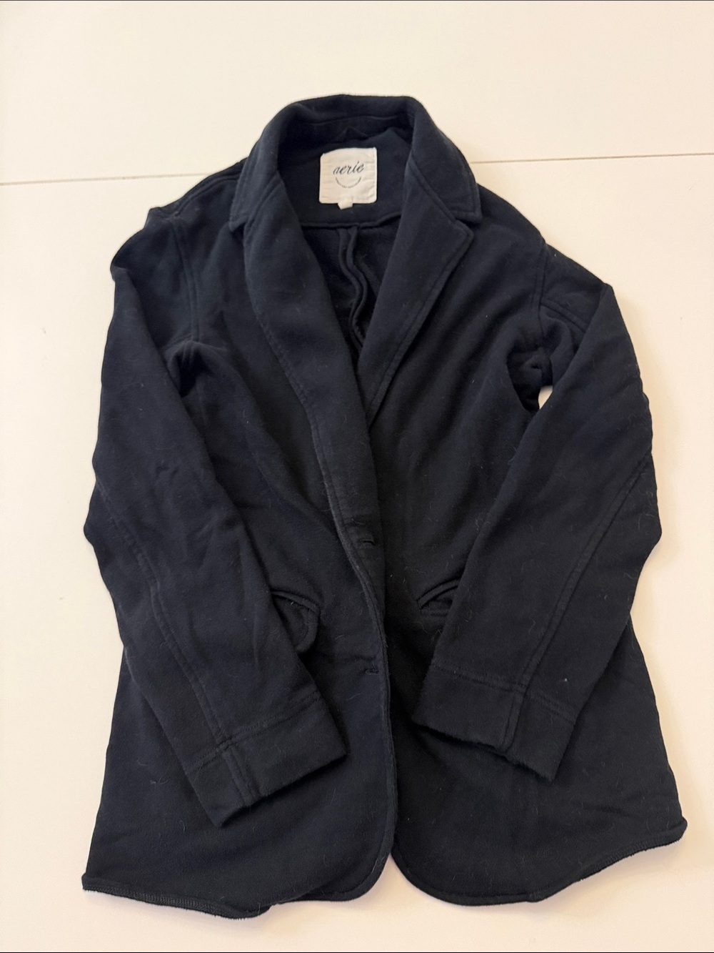Aerie Black Blazer Cardigan